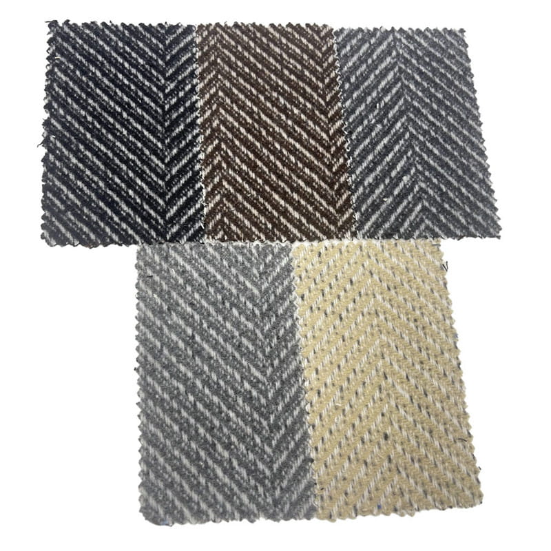 30 Vải Tweed dệt từ xương cá len cho ghế ô tô 4134